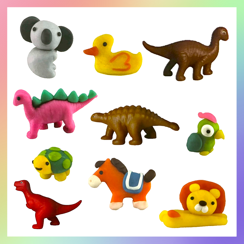 8色動物篇小麥黏土-細節圖2