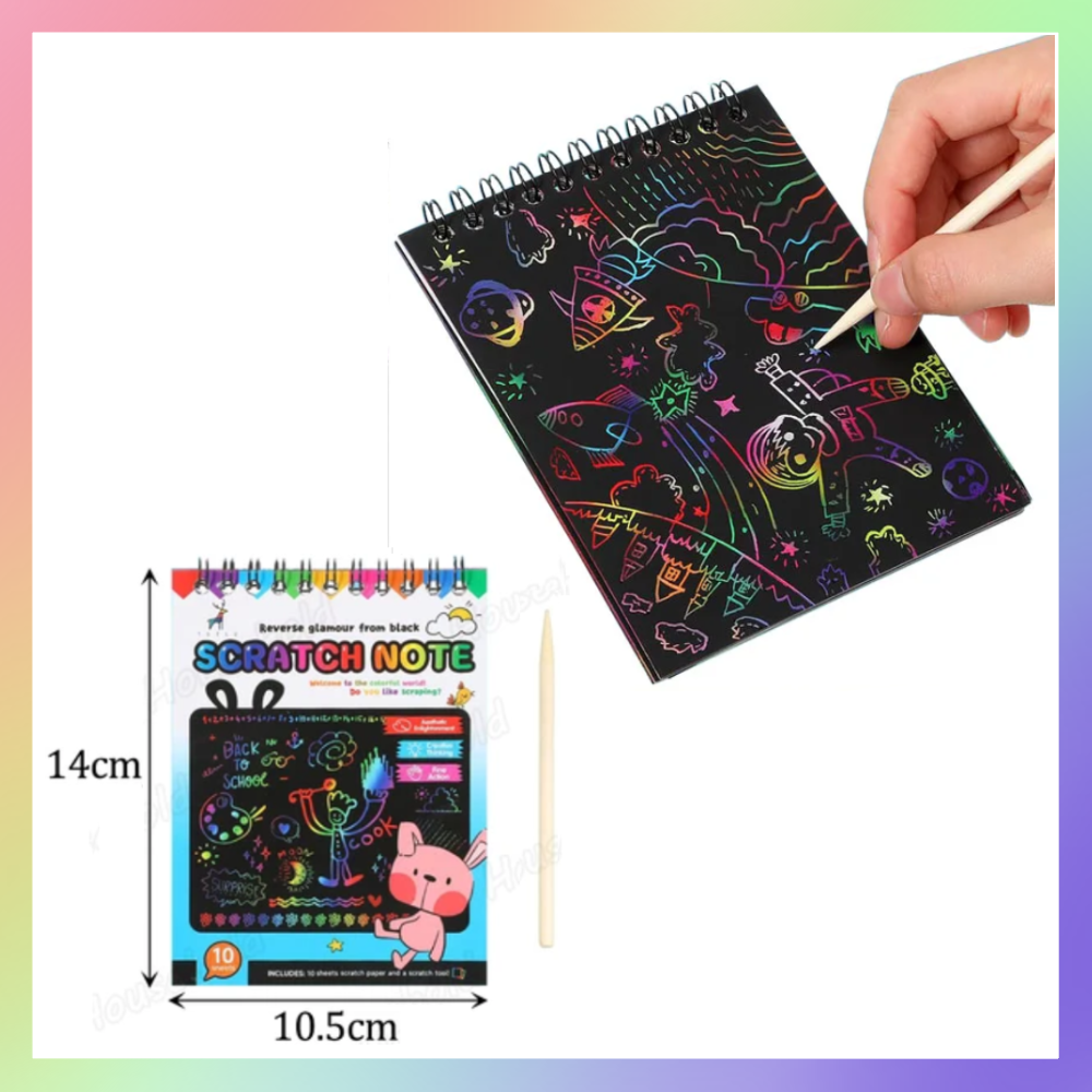 彩色小刮畫本-細節圖2