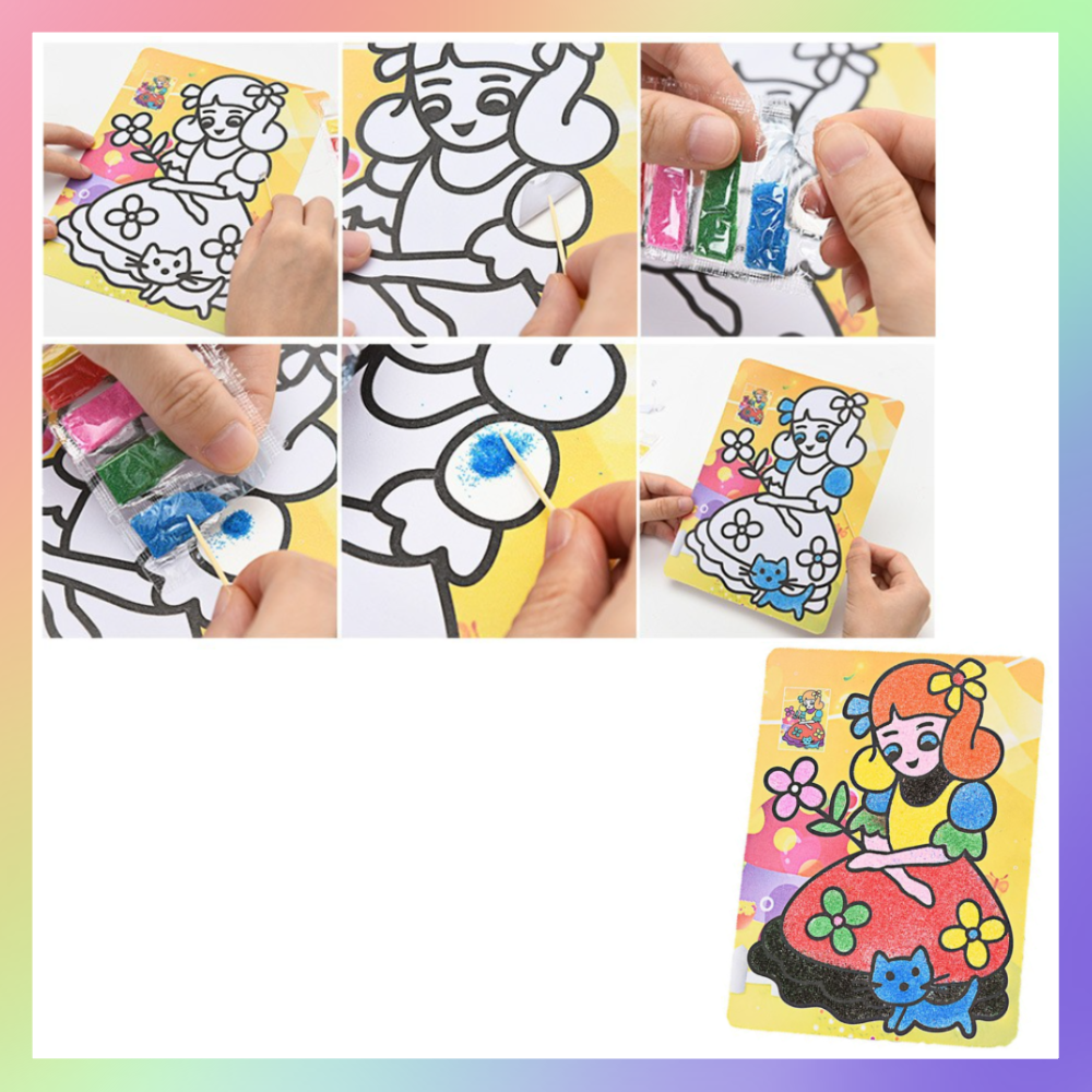 彩色沙畫-細節圖3