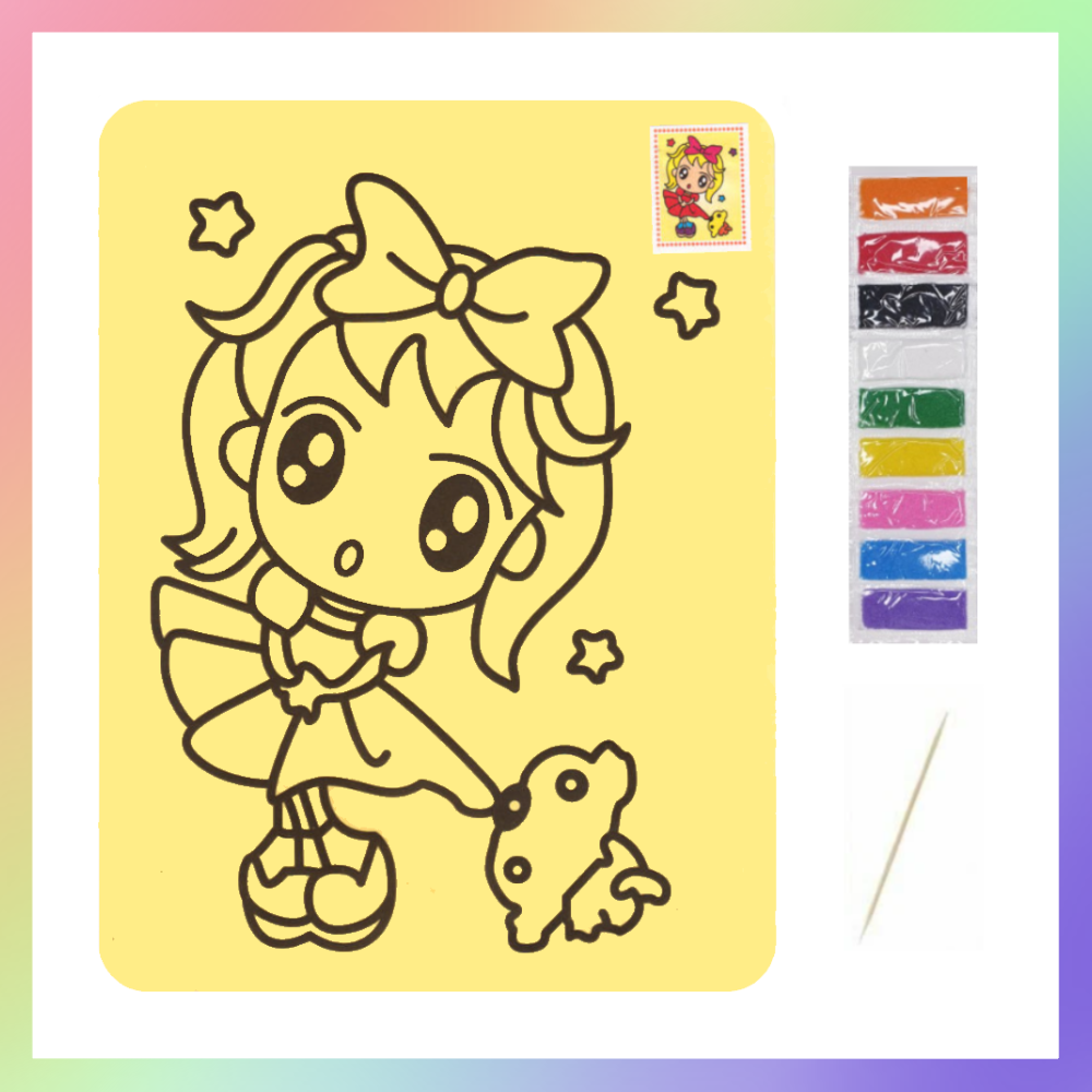 原色沙畫-細節圖6