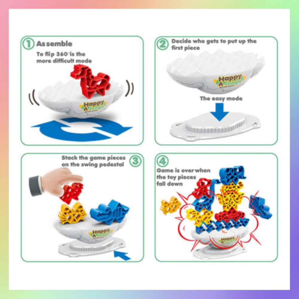 平衡疊疊樂動物-細節圖2