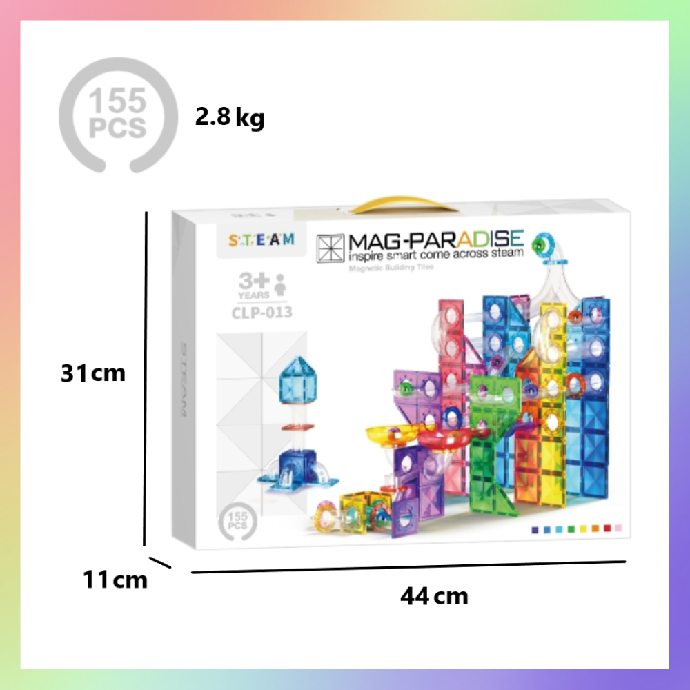 155pcs軌道彩窗磁力片-細節圖5