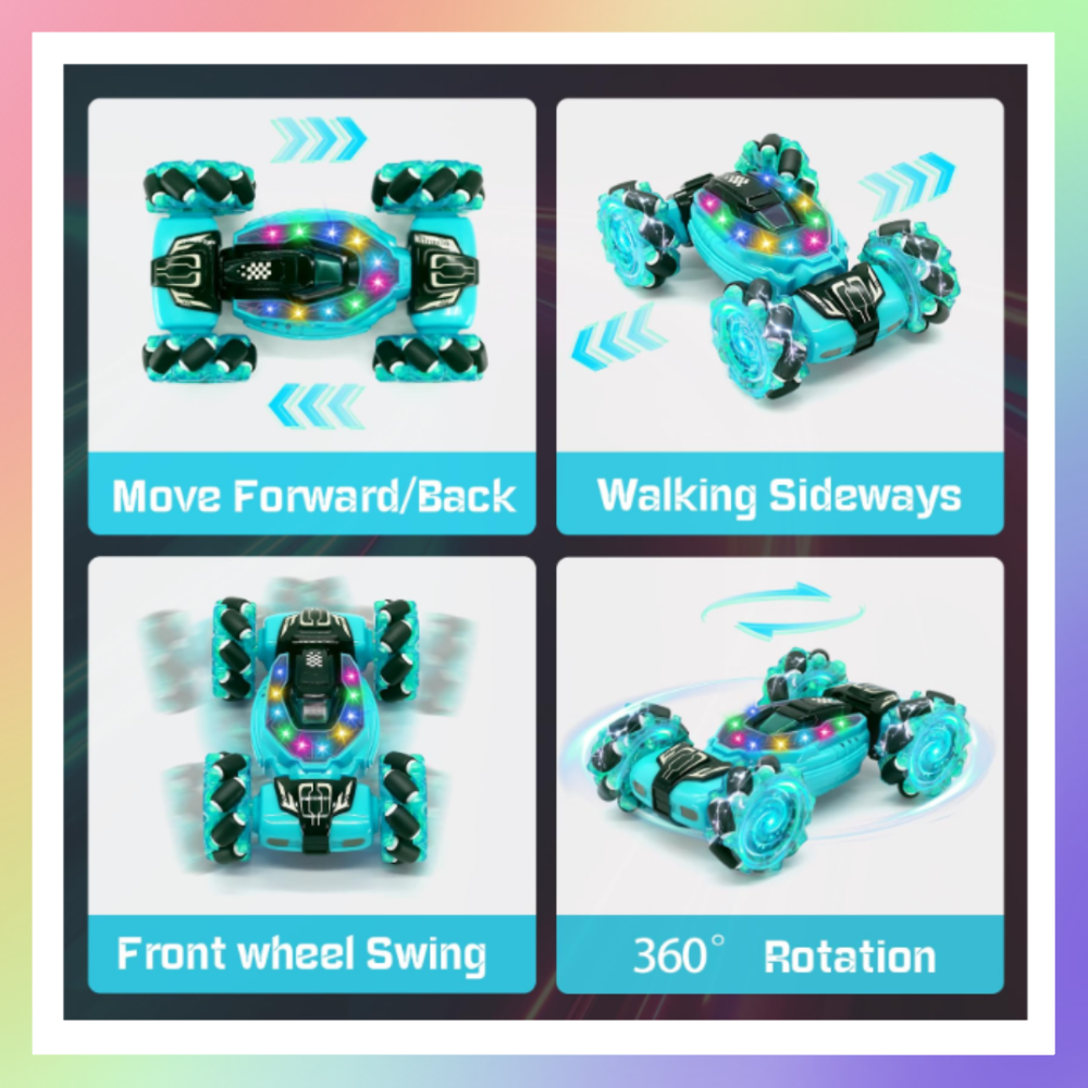 2.4G 迷你扭變車 (附遙控器和手錶)-細節圖2