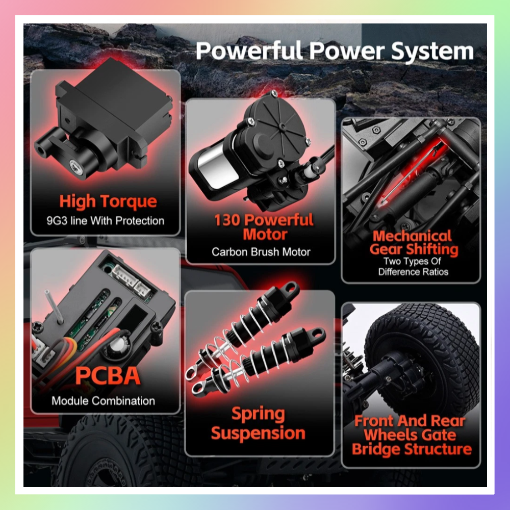 2.4G 1:18 遙控攀岩車-細節圖4