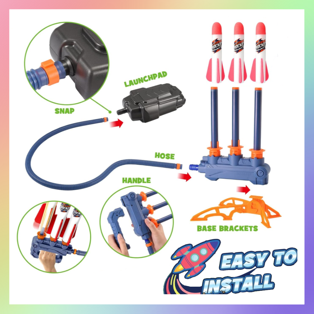 二合一手持腳踩火箭-細節圖2