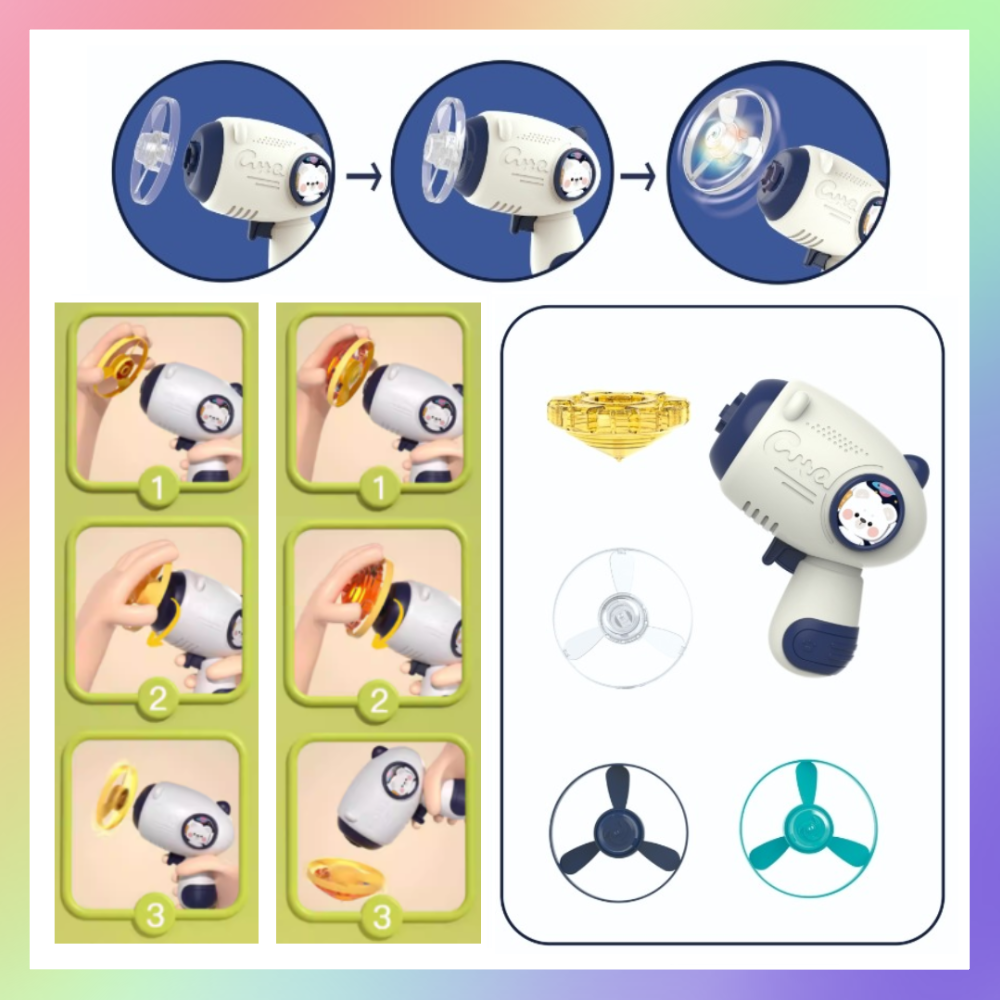 炫光飛碟陀螺槍-細節圖3