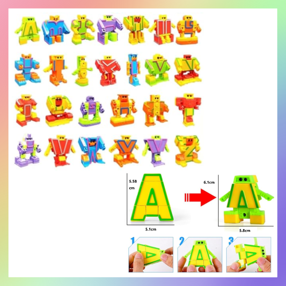 英文字母變形機器人-細節圖3