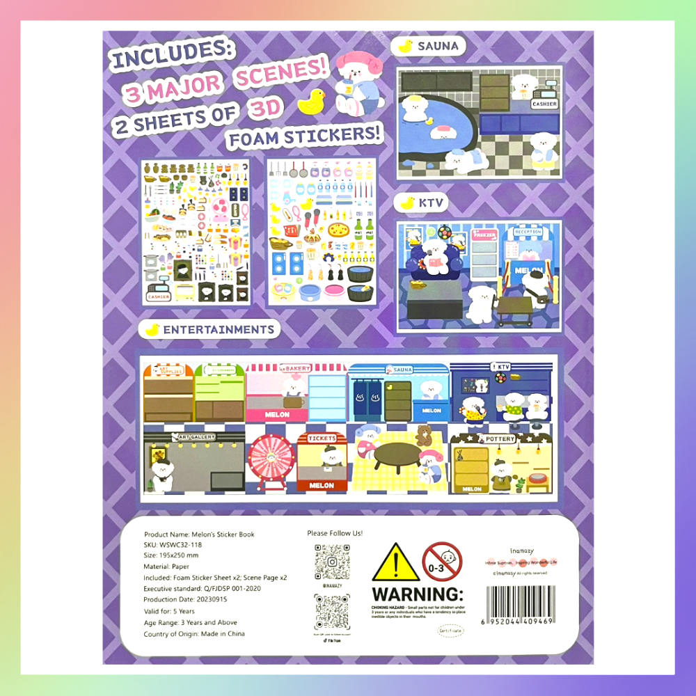 泡泡貼紙遊戲書-細節圖6