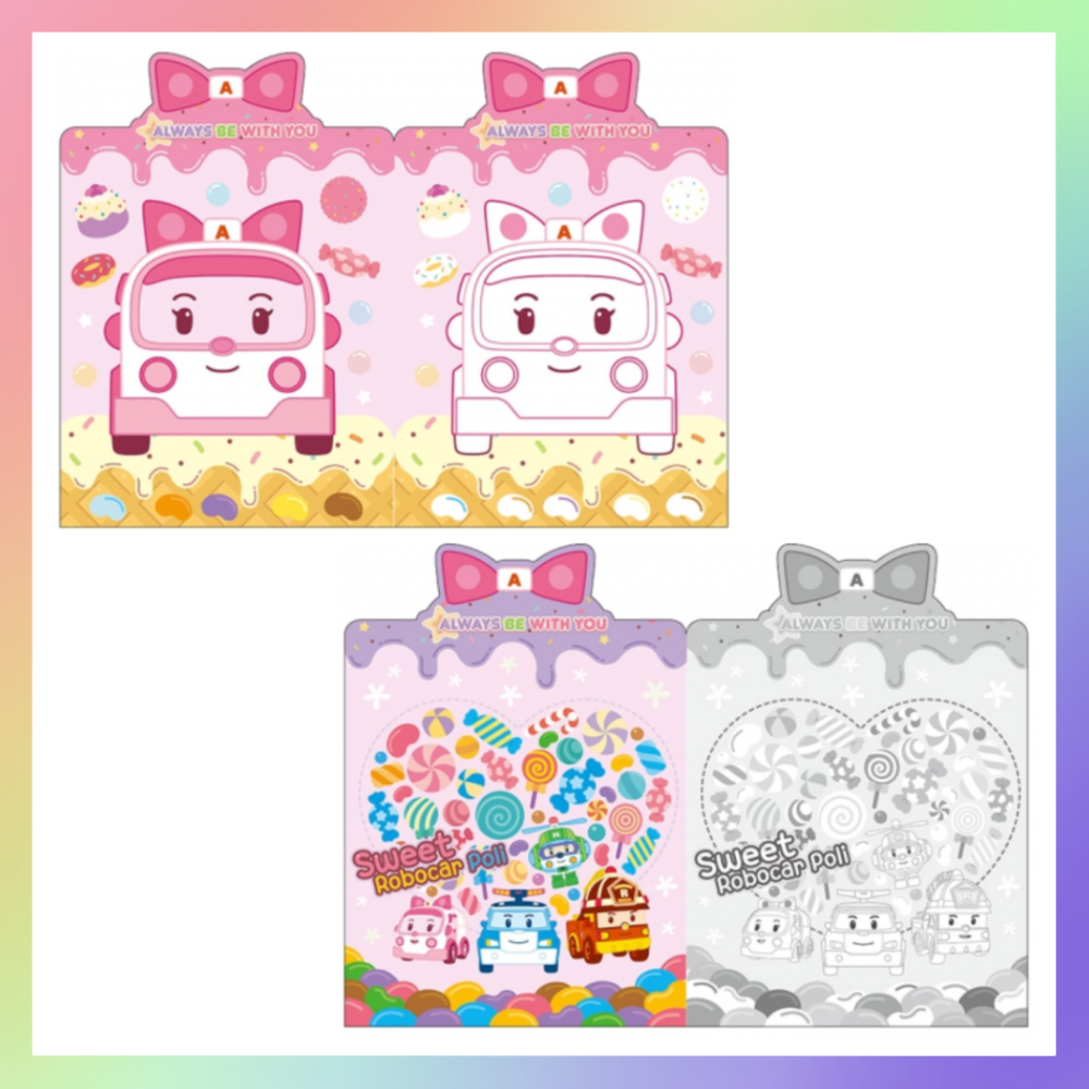 正版授權小畫家貼紙著色書-細節圖3