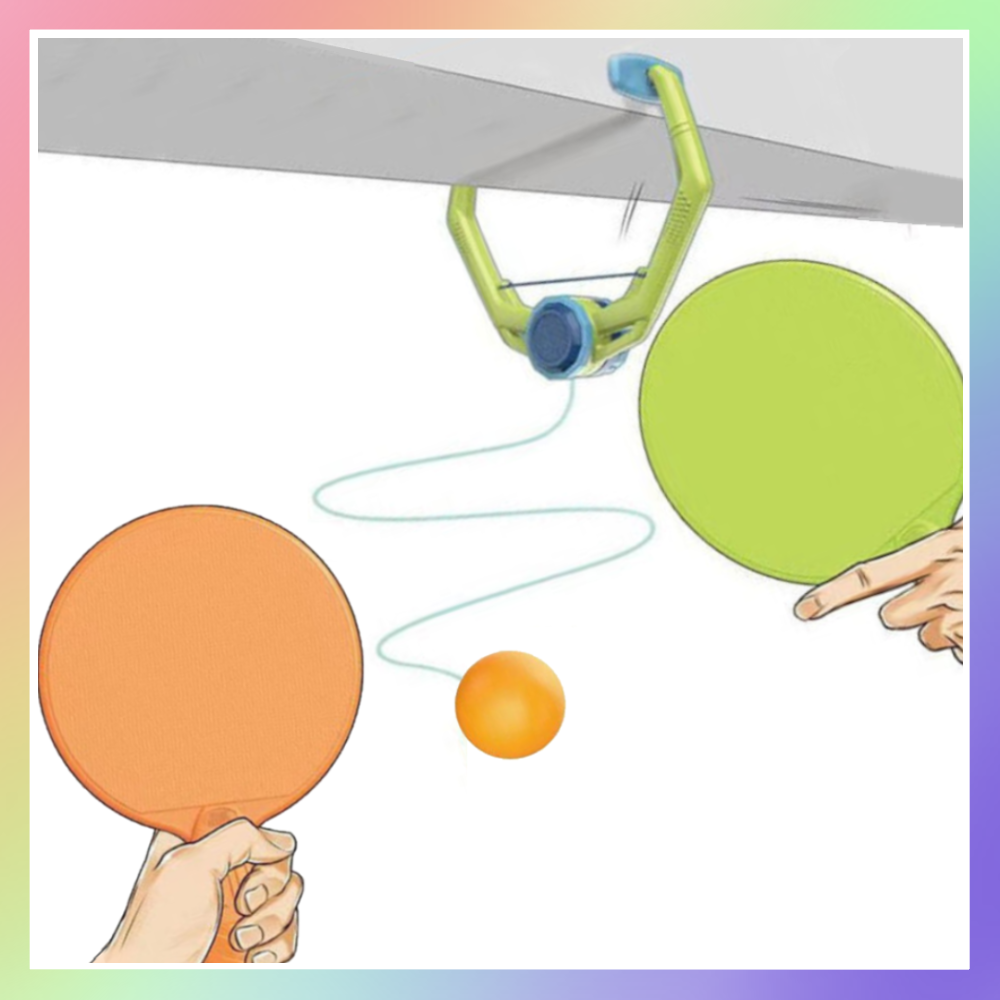 懸掛式軟球拍組-細節圖3