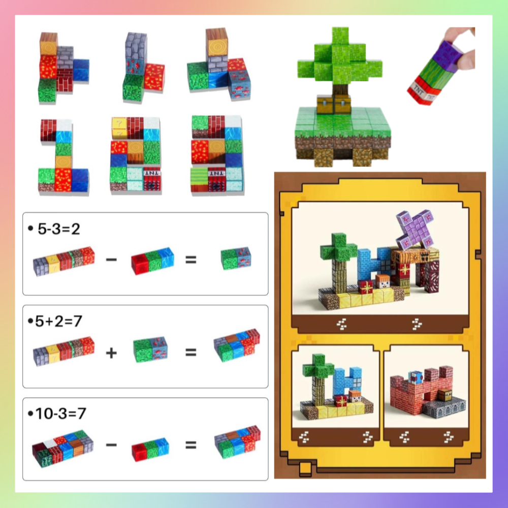 磁力正方體積木-細節圖3