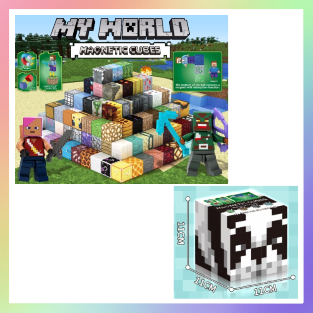 磁力正方體積木-細節圖4