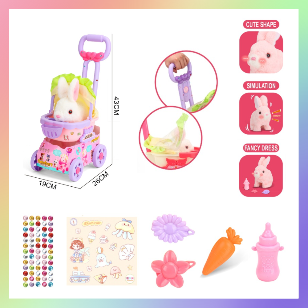 電動寵物兔子推車-細節圖2