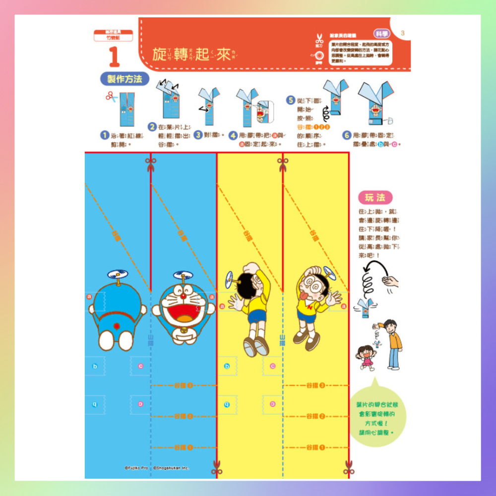 哆啦A夢自己動手做書-細節圖4