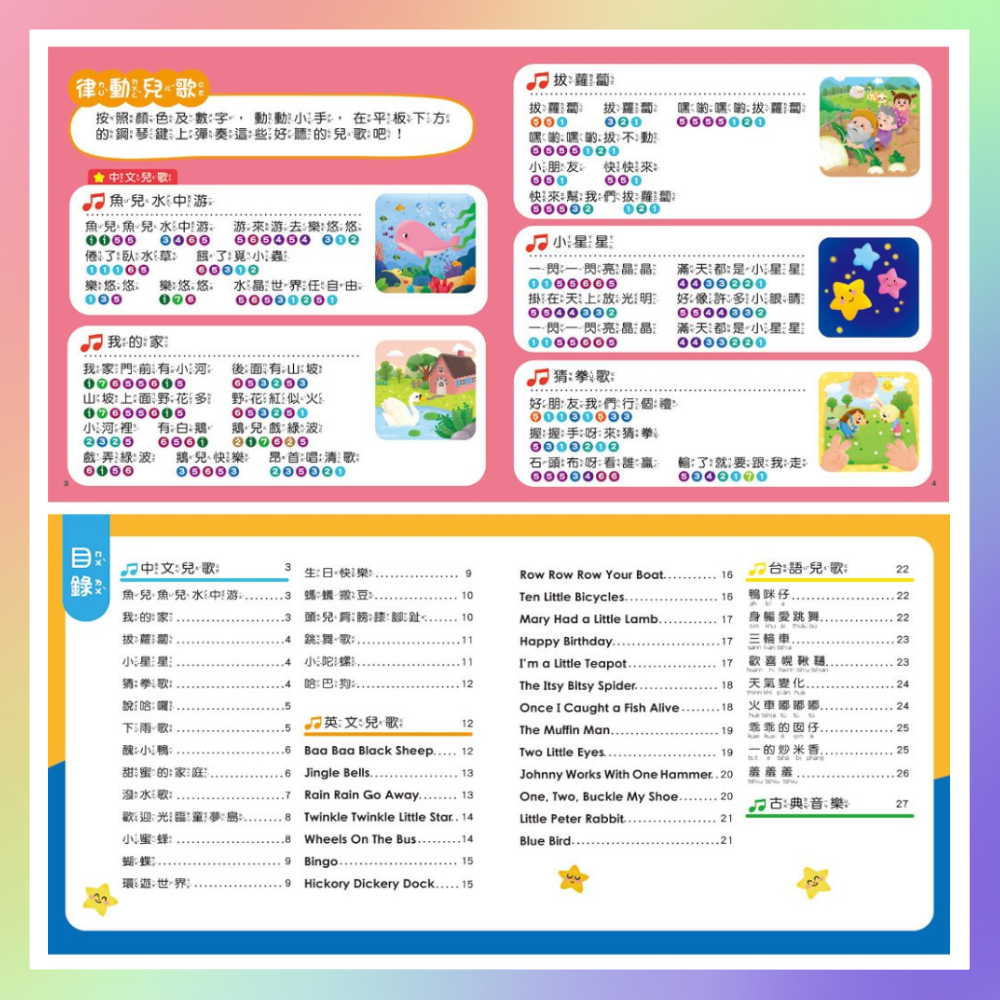 兒歌．古典樂．鋼琴手提觸控平板-細節圖3