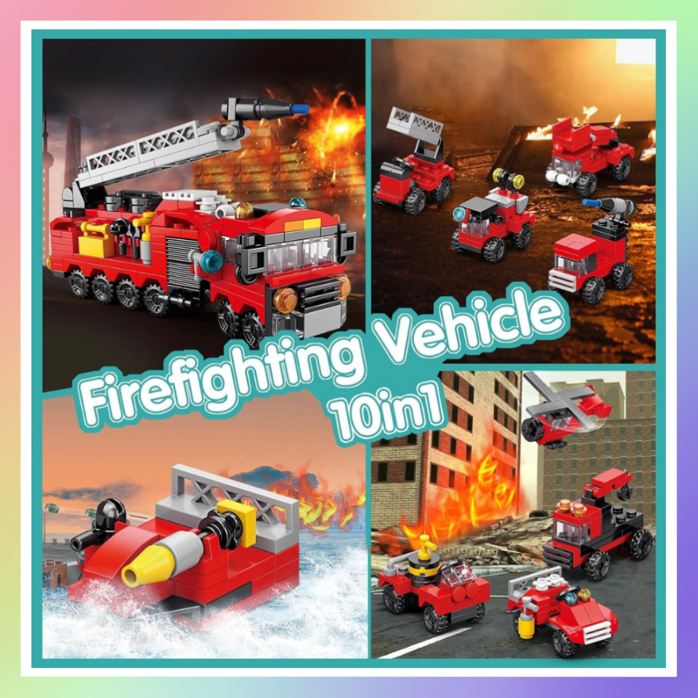 消防洞洞樂積木-細節圖2