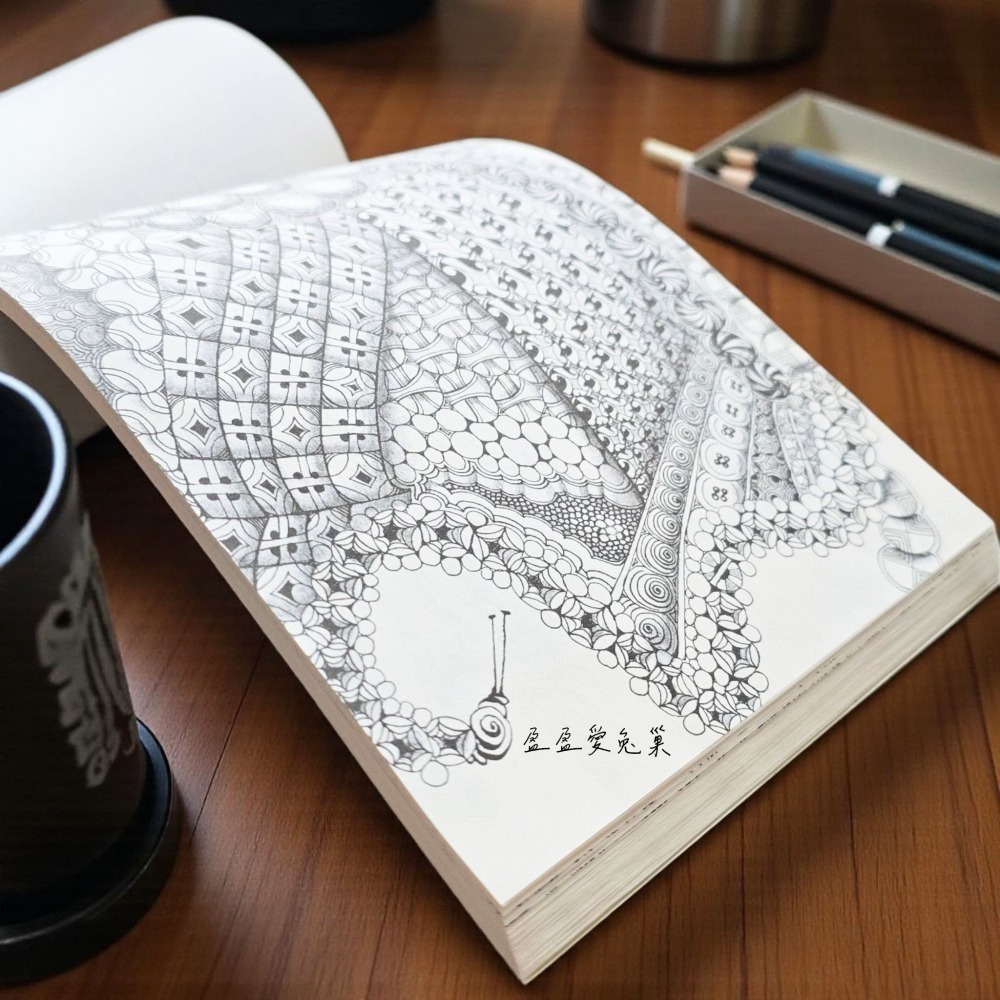 【盈盈愛兔巢】禪繞畫書籍｜官方原文｜Reticula and Fragments Book｜書網絡與片段技巧｜進階適用-細節圖3