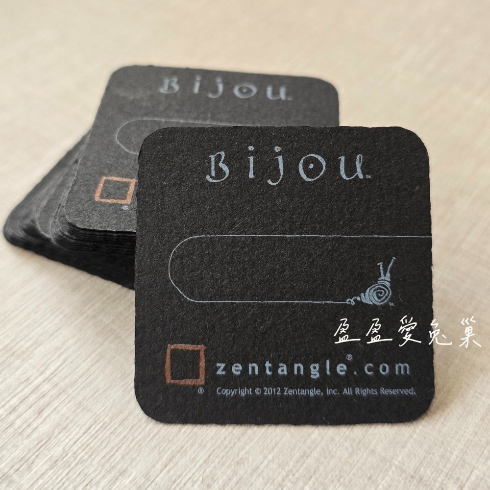【盈盈愛兔巢】Zentangle® 美國禪繞畫紙磚｜官方｜Bijou 蝸牛磚 2英吋｜空白紙磚｜原廠正版｜禪繞畫工具材料-細節圖5