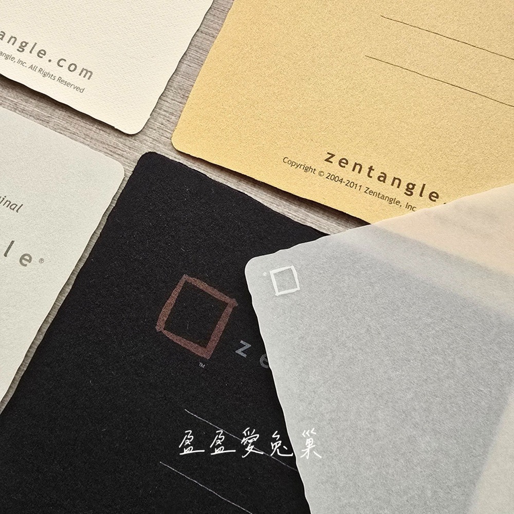 【盈盈愛兔巢】Zentangle® 美國禪繞畫紙磚｜官方｜方形紙磚 3.5 英吋｜空白紙磚｜原廠正版｜禪繞畫工具材料-細節圖3