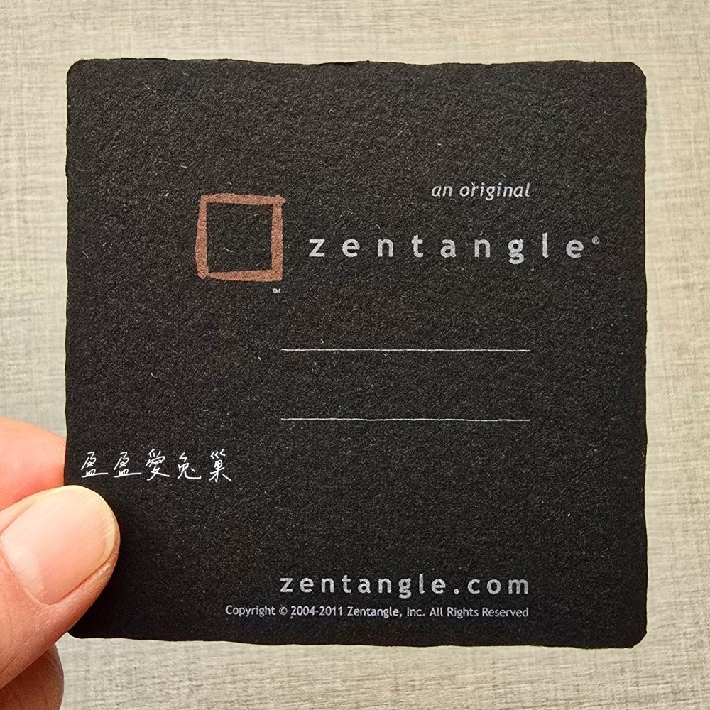 【盈盈愛兔巢】Zentangle® 美國禪繞畫紙磚｜官方｜方形紙磚 3.5 英吋｜空白紙磚｜原廠正版｜禪繞畫工具材料-細節圖5