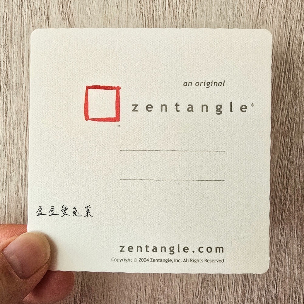 【盈盈愛兔巢】Zentangle® 美國禪繞畫紙磚｜官方｜方形紙磚 3.5 英吋｜空白紙磚｜原廠正版｜禪繞畫工具材料-規格圖7