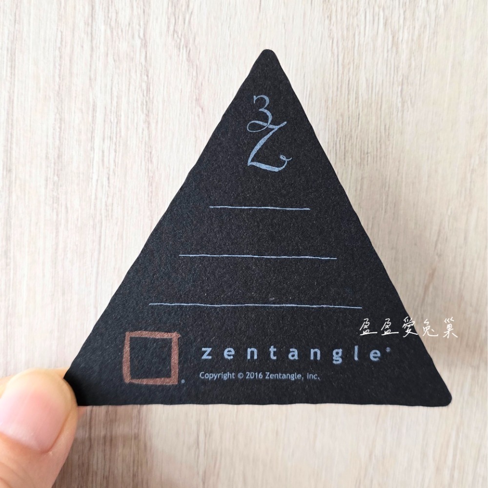 【盈盈愛兔巢】Zentangle® 美國禪繞畫紙磚｜官方｜3Z 三角紙磚｜空白紙磚｜原廠正版｜禪繞畫工具材料-規格圖7