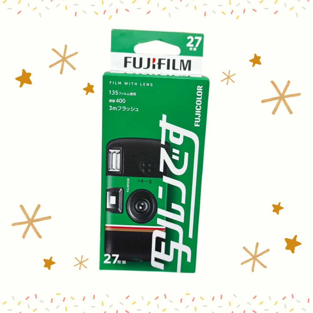 在台現貨❗️隔日出貨 日本境內款 Fujifilm FujiColor 新款 富士即可拍底片相機 400度 27張-規格圖1