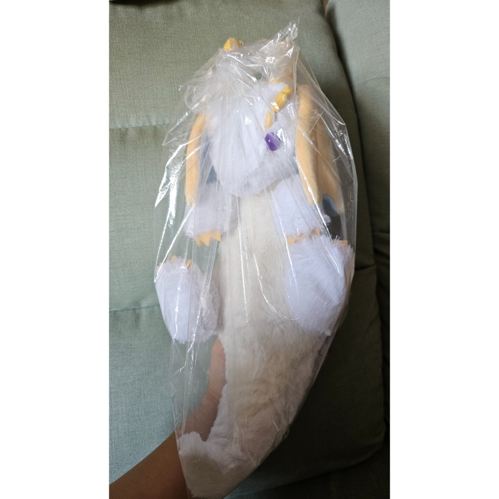 全新日本景品 40cm白色飛龍 龍的Hyururun AMUSE ドラゴンのひゅルルン AMUFUN 空中漫步-細節圖4