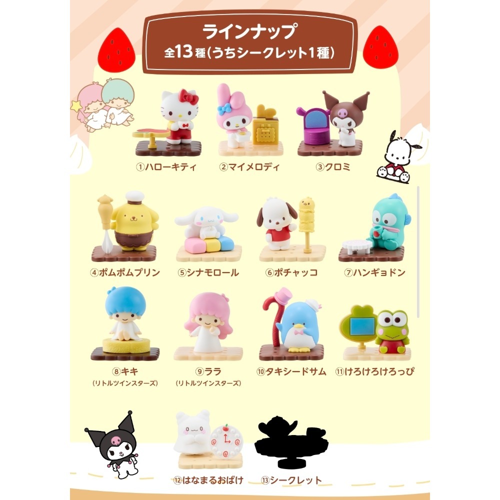萬代巧克力蛋-三麗鷗 kitty 大耳狗 布丁狗 怕洽狗 酷洛米 出奇蛋 盲盒-細節圖2