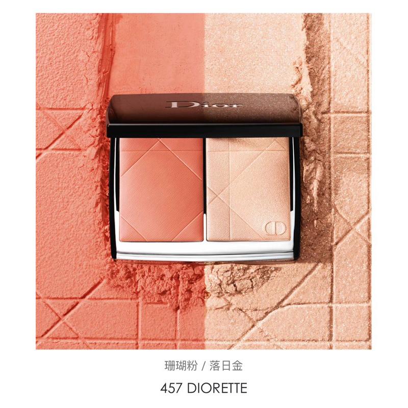 Dior 迪奧 超完美雙色頰彩盤 8g 257/287/100/457 打量 修容 霧面高光兩種妝效 專櫃貨 全新-細節圖5