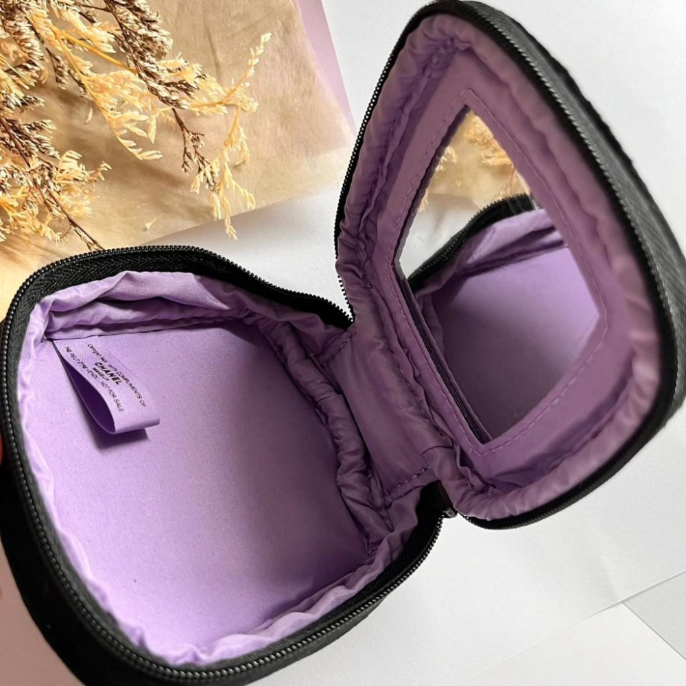 chanel 精巧收納包（盒中）9.5*9.5*3.4cm 化妝包-細節圖3