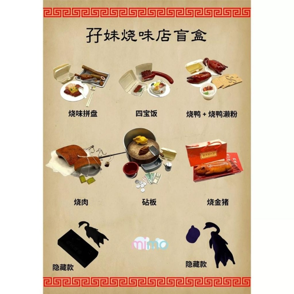 MIMO 港式燒味店 燒臘店 豪華燒臘套餐 (店面+盒完整套) 香港食玩 盒玩-細節圖3