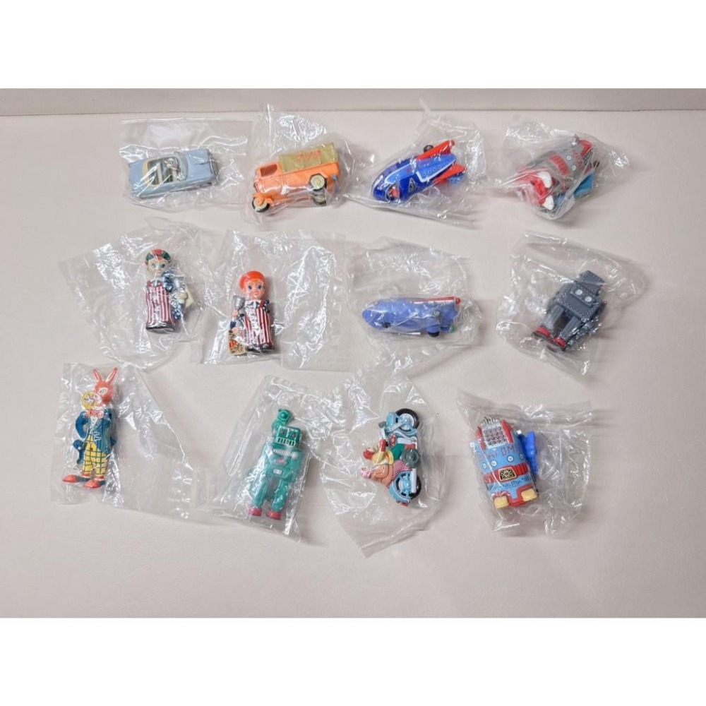 萬代 BANDAI 昭和系 北原照久 全12種 鐵皮玩具 絕版玩具 懷舊玩具 扭蛋 北原收藏 盒玩-細節圖2