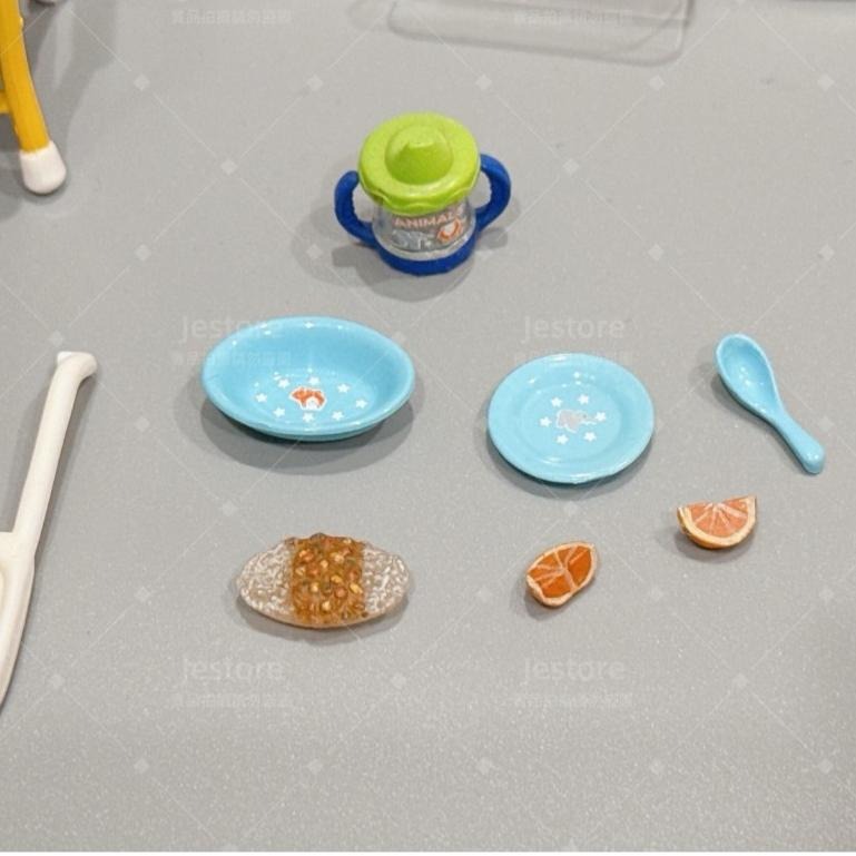食玩 盒玩 re-ment 幸福廚房 6號 寶寶椅 嬰兒餐椅 料理 絕版 廚房 Rement-細節圖2