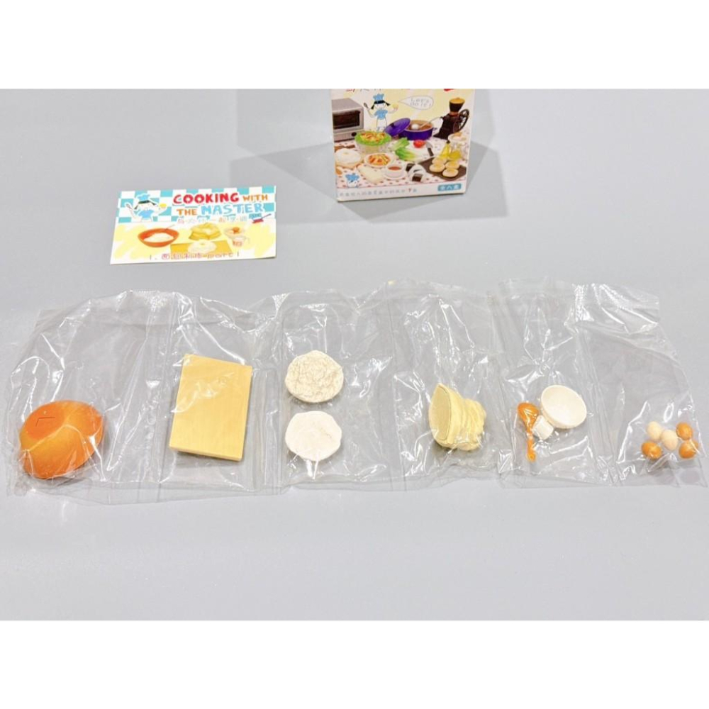 全新 原 與大師一起烹調 1號 盒玩 食玩 點心大師 扭蛋-細節圖2
