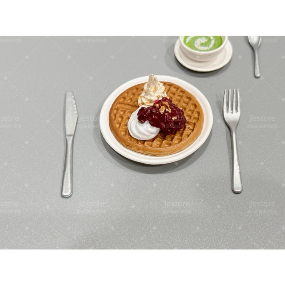 食玩 盒玩 re-ment 咖啡美食 10號 咖啡廳 袖珍奶油 蛋糕 拉花咖啡 下午茶 南瓜蛋糕-細節圖2