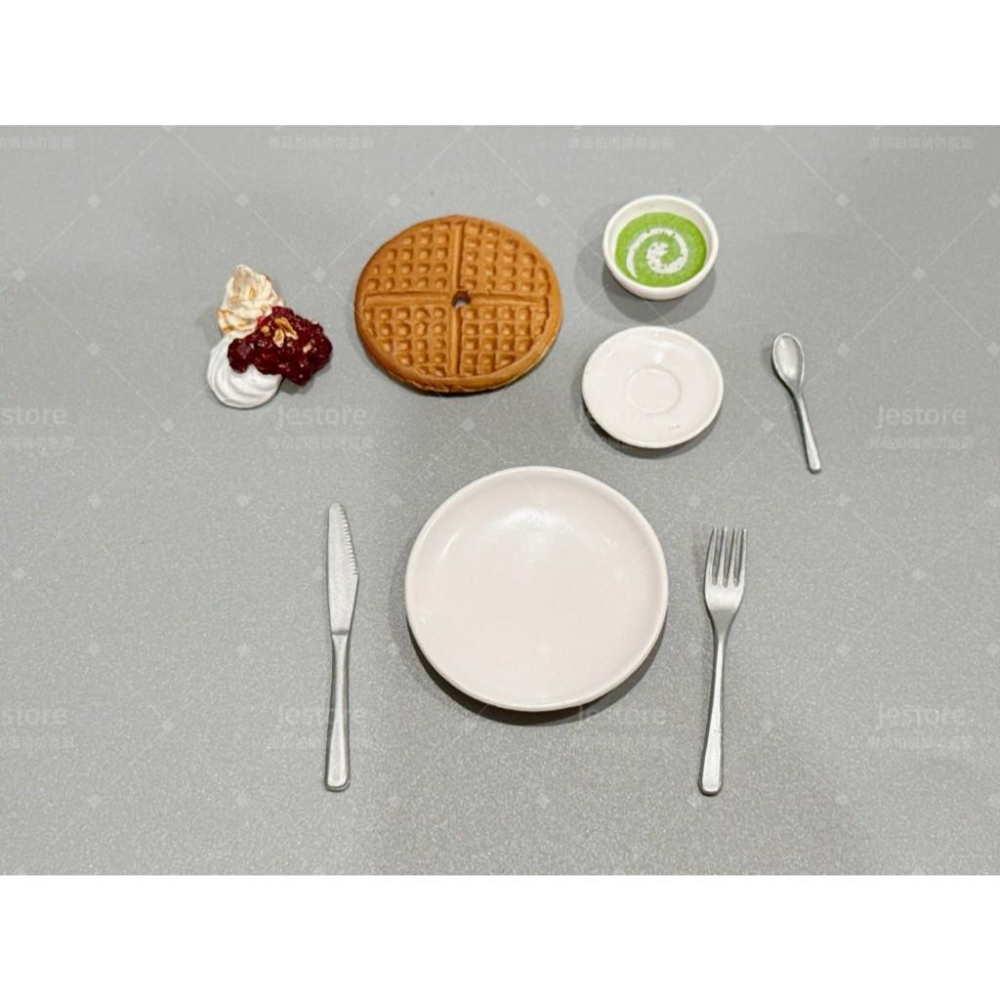 食玩 盒玩 re-ment 咖啡美食 10號 咖啡廳 袖珍奶油 蛋糕 拉花咖啡 下午茶 南瓜蛋糕-細節圖4