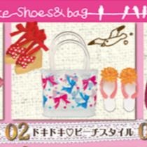 Re-ment 郊遊 靴包物語  2號 鞋物語 鞋子 靴子 鞋包 沙灘包 夾腳拖 絕版 食玩 盒玩 rement-細節圖2