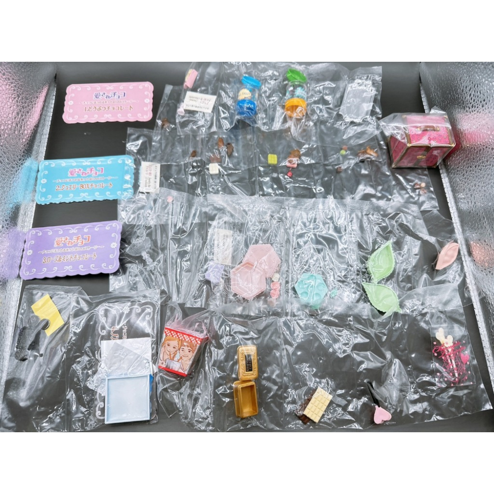 re-ment Rement 愛的巧克力 全10種 一中盒 寶石箱 盒玩 食玩 餅乾箱 愛神巧克力-細節圖5