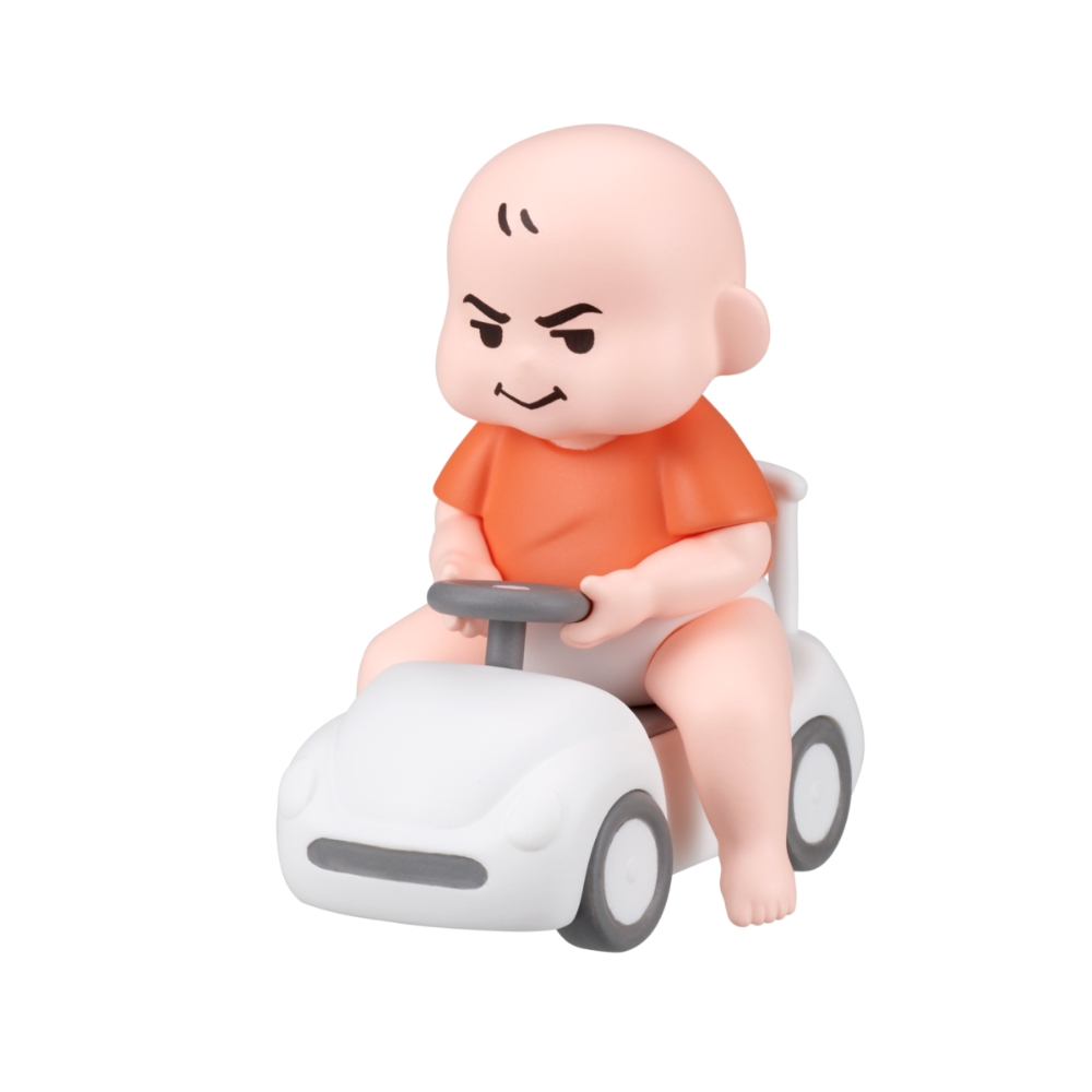 03橘衣+白車(坐姿)