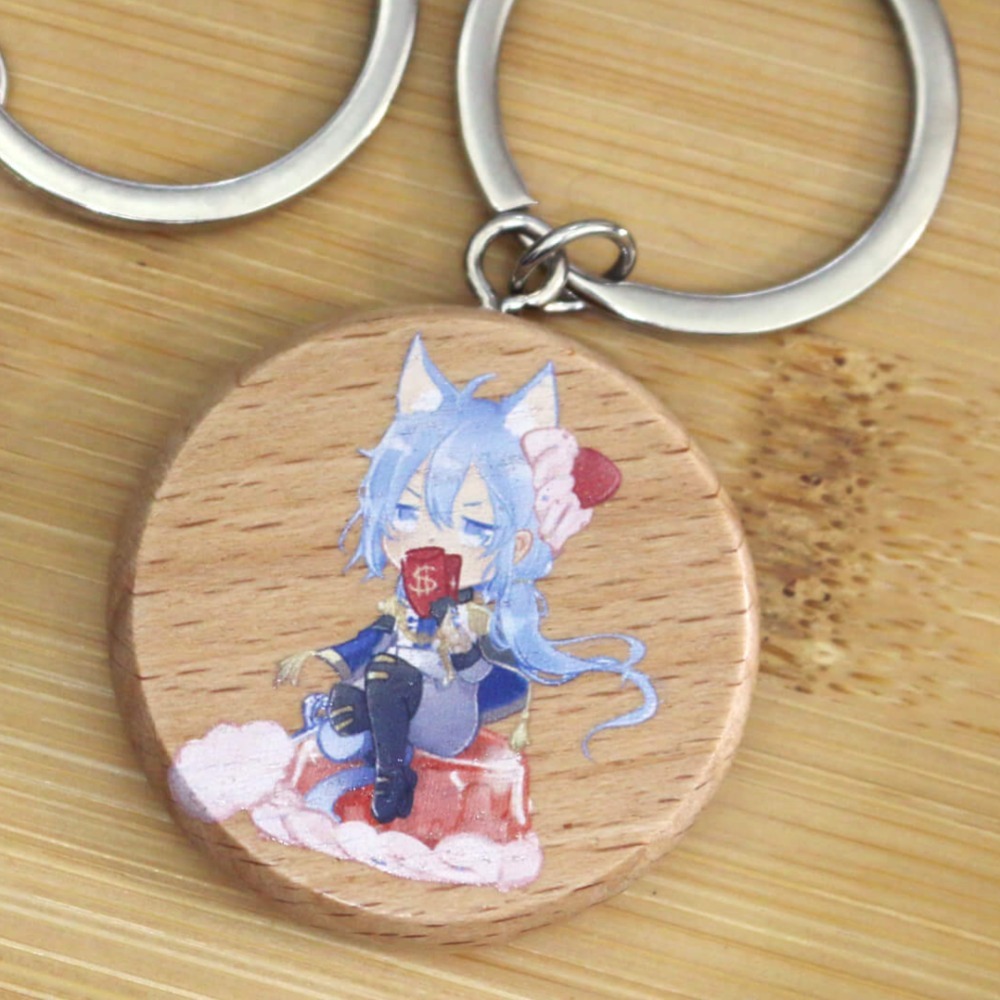 [現貨]木紋鑰匙圈 艾德蒙特 紅包與禮物-細節圖2