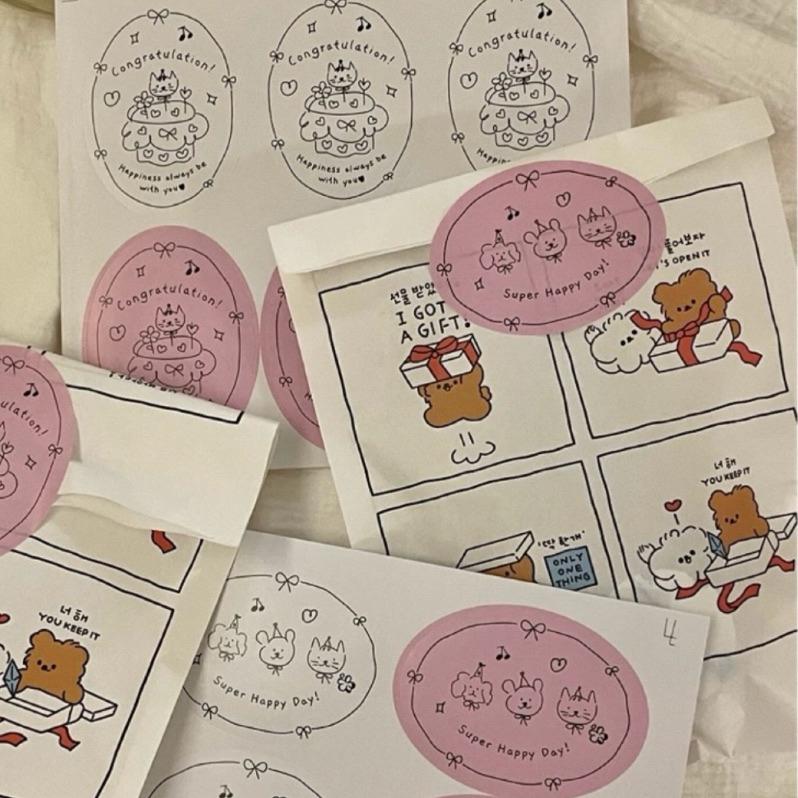 【ins封口貼紙】 happy birthday包裝封口貼紙✨生日貼紙✨裝飾貼紙✨分享禮✨分享包-細節圖4