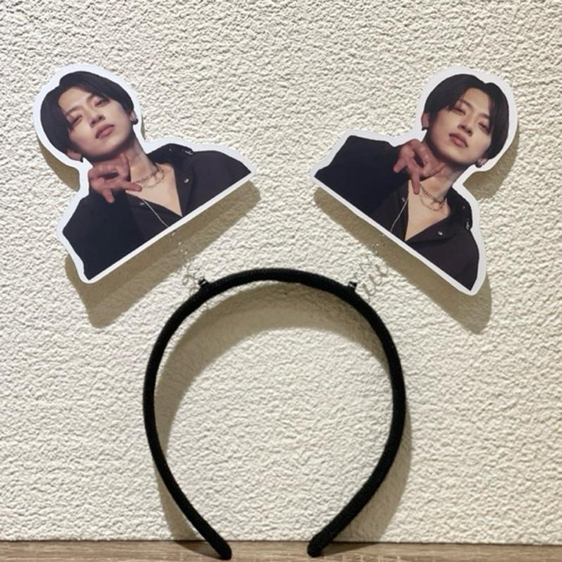 【髮箍定製】客製髮箍✨頭像發箍✨髮箍定制✨生日佈置✨生日髮飾✨粉絲團✨明星應援✨生日道具✨頭飾✨ 活動小禮物✨公關品-細節圖6