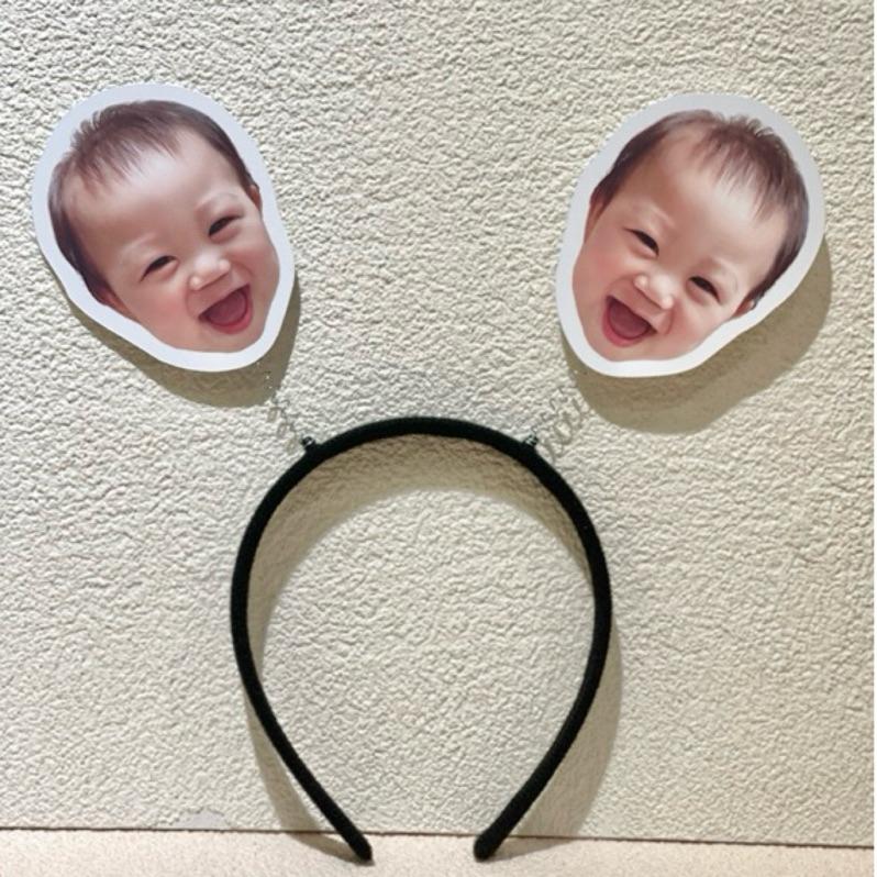 【髮箍定製】客製髮箍✨頭像發箍✨髮箍定制✨生日佈置✨生日髮飾✨粉絲團✨明星應援✨生日道具✨頭飾✨ 活動小禮物✨公關品-細節圖7