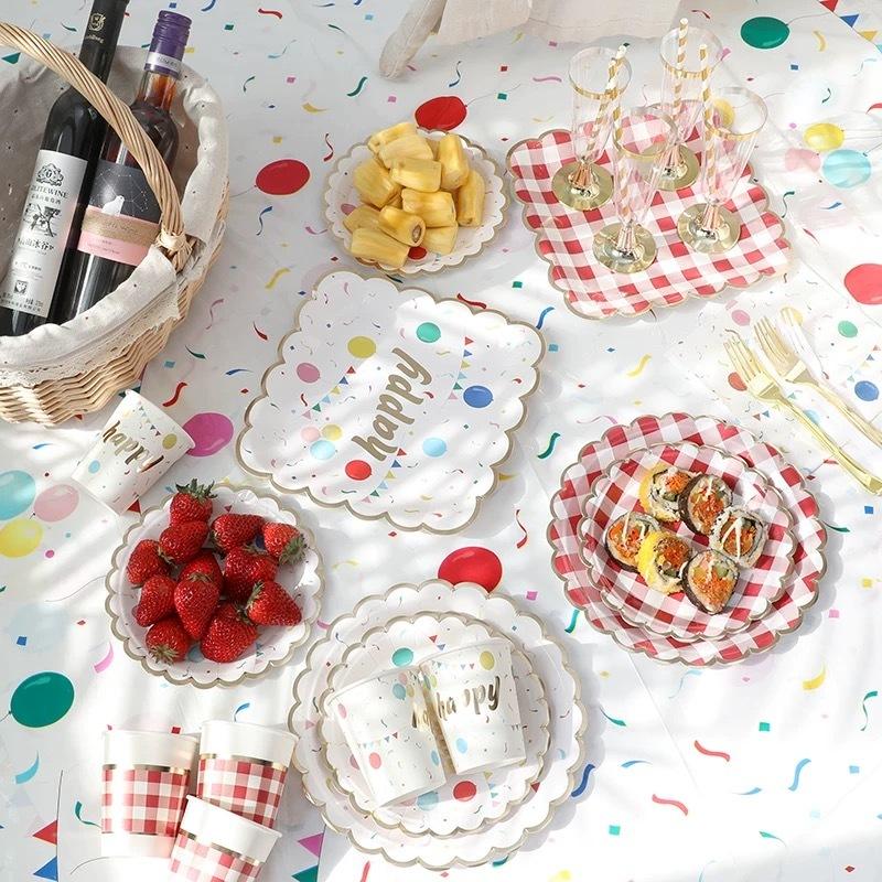 【生日派對紙盤餐具組】✨一次性餐具✨派對餐具 ✨派對紙盤✨聚餐布置✨寶寶派對✨生日派對佈置✨性別派對✨聚會✨-細節圖6
