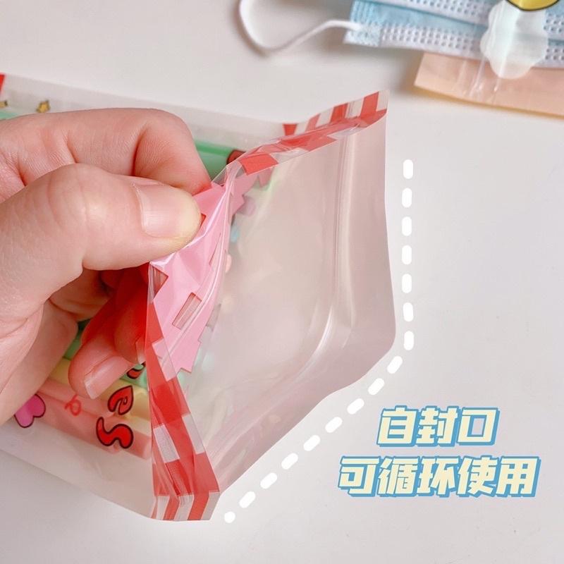 包裝袋（附封口貼紙）紙袋 小紙袋 收納袋 包裝袋 禮物袋 禮物包裝 小熊紙袋 女孩紙袋 夾鏈包裝 生日禮物包裝-細節圖9
