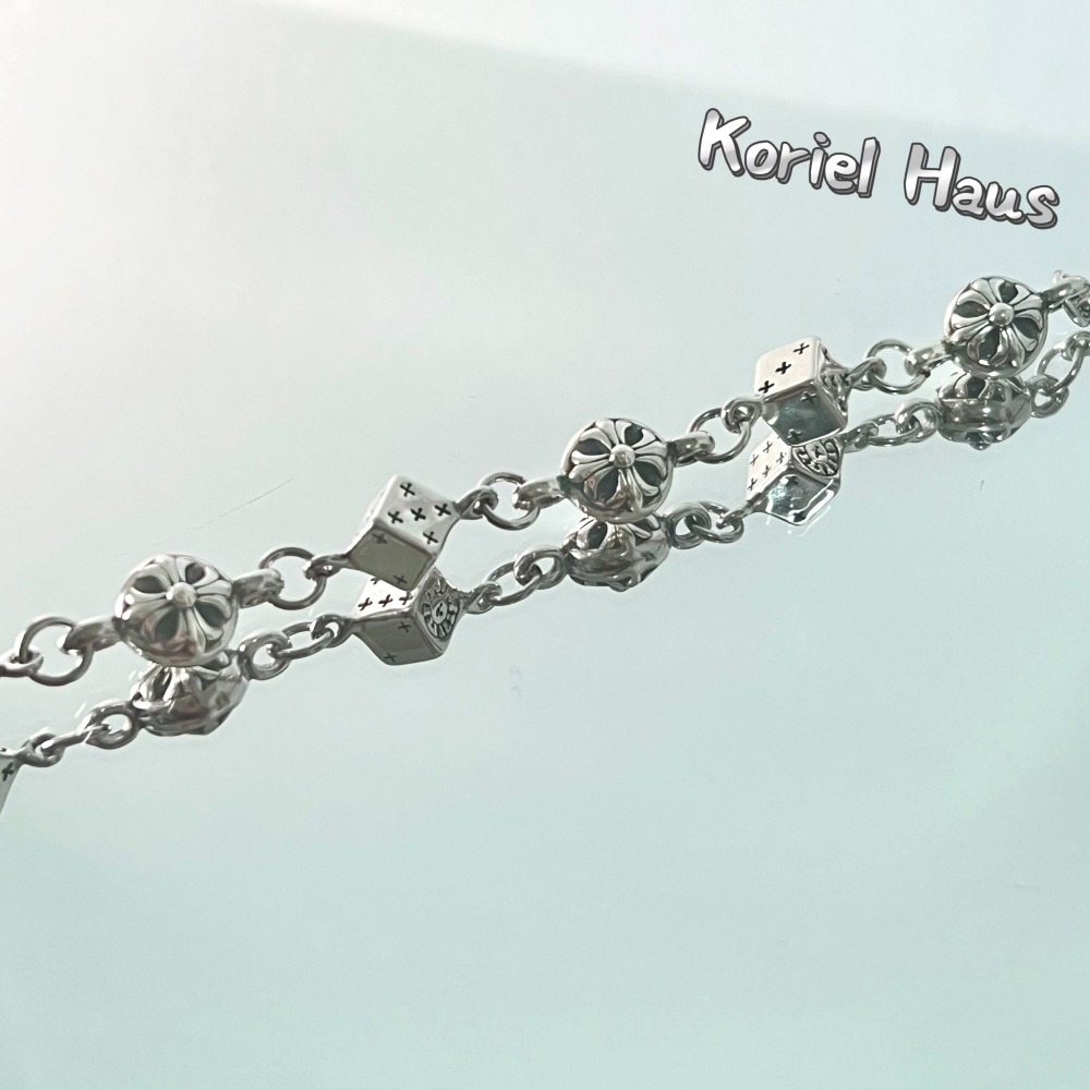 【Koriel Haus】復古 克羅心 重工手鍊-細節圖2