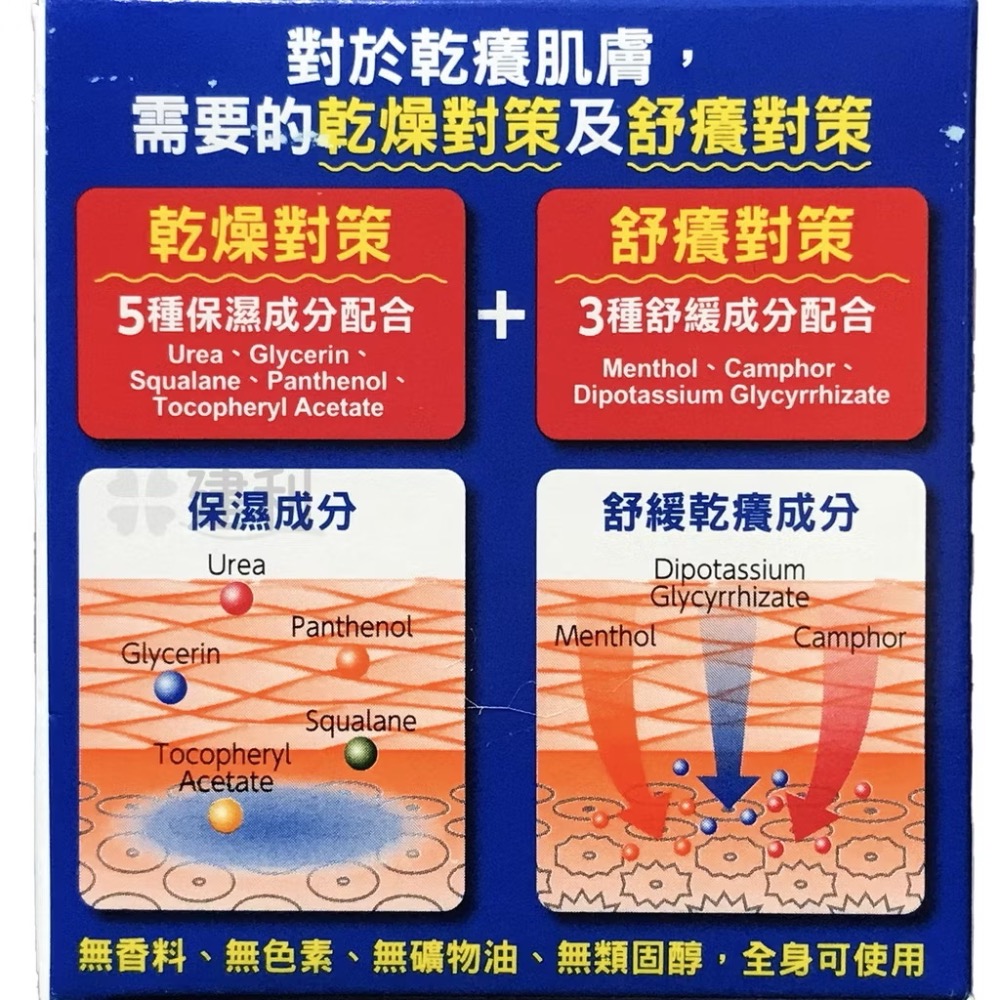 人生製藥 日本近江EX舒緩抗乾保濕乳霜 90g-細節圖2