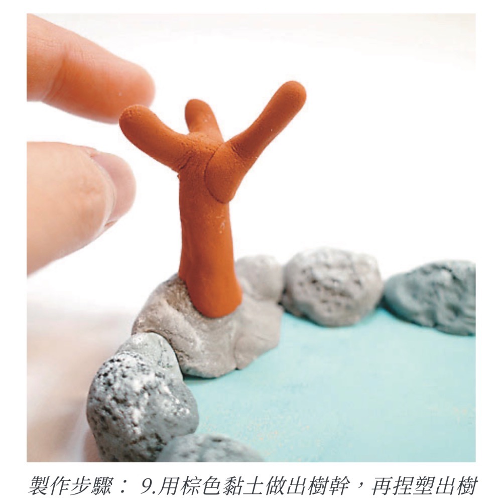 【創意黏土】卡皮巴拉 水豚泡湯 輕黏土創作 DIY材料包-細節圖5