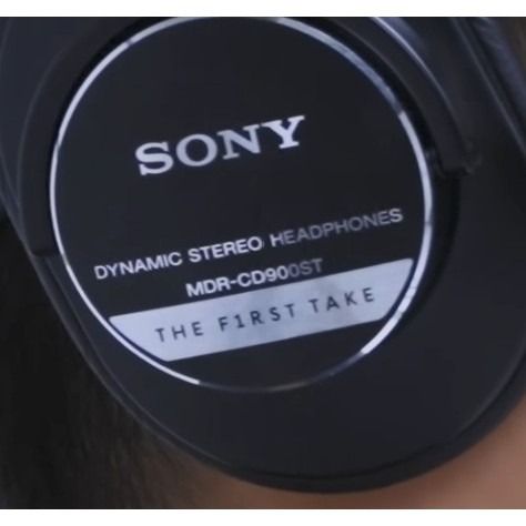 THE FIRST TAKE 企劃 SONY MDR-CD900ST 監聽耳機專用貼紙【4張一組】-細節圖5